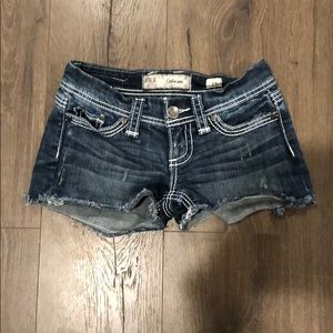 BKE,  cutoff,  distressed, shorts! Size 25